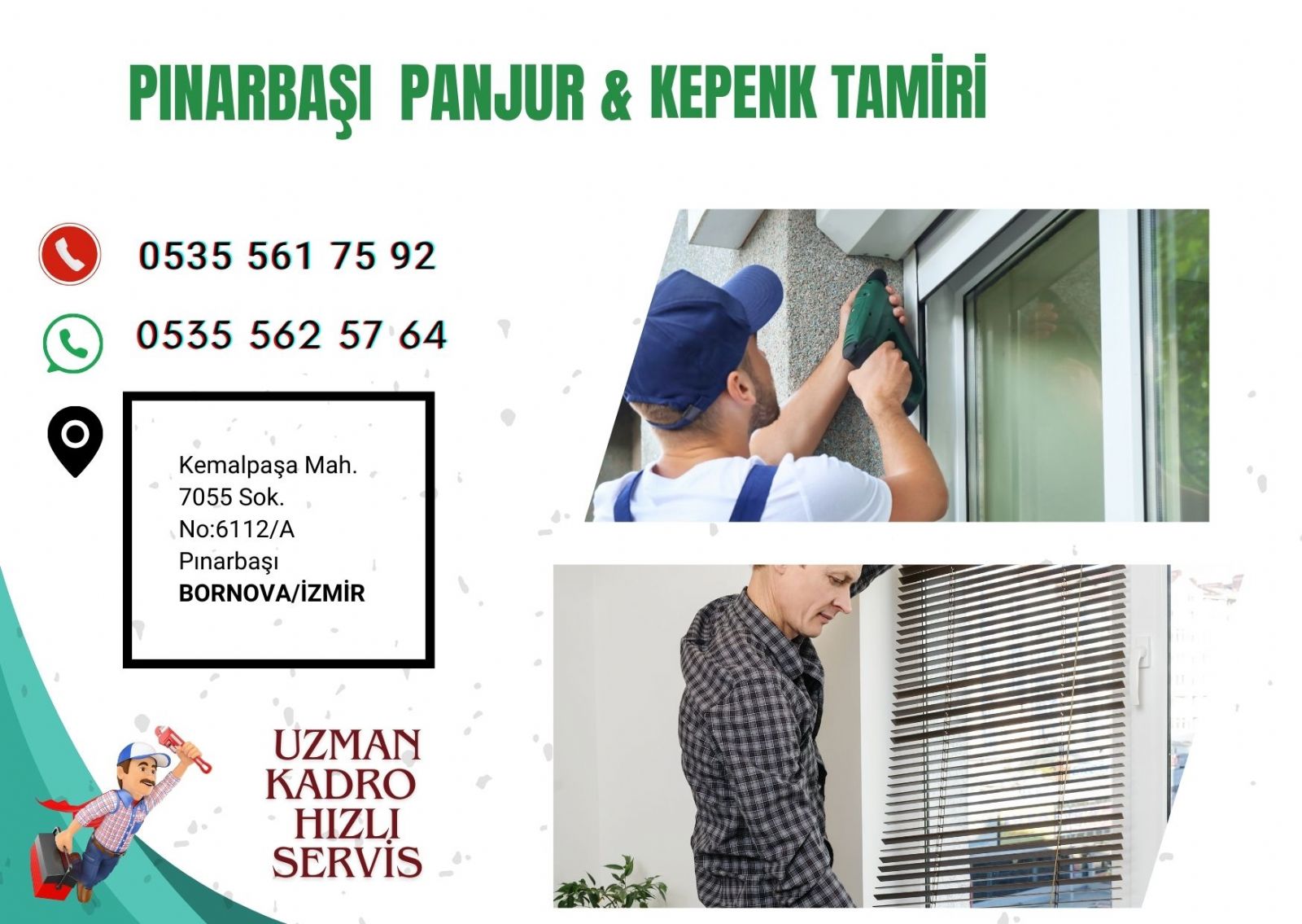 Pınarbaşı  Kepenk Tamiri